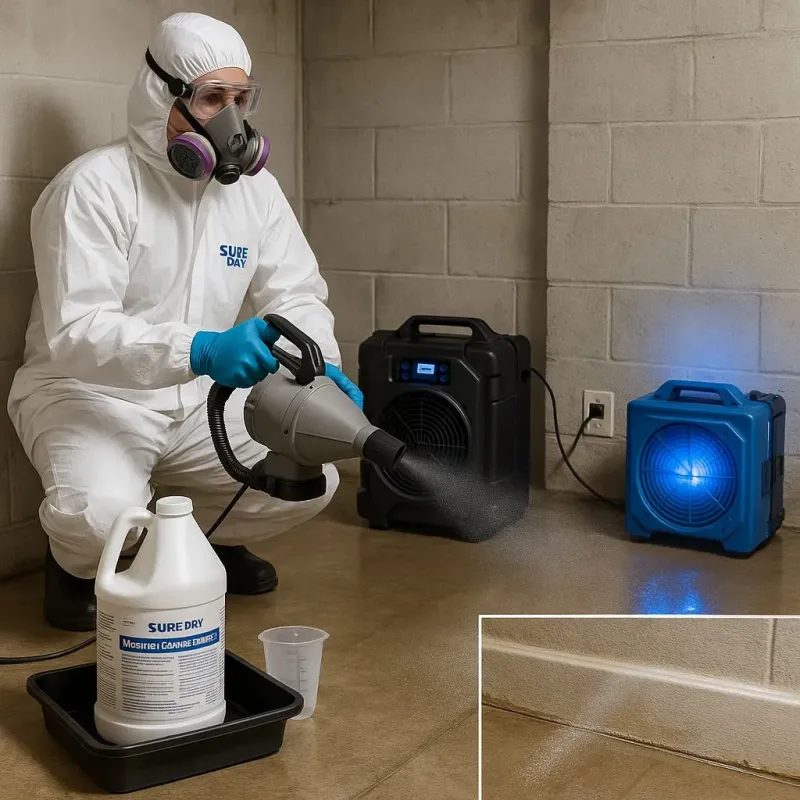 Sanitization and Odor Removal process in Loch Lomond, VA